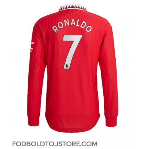 Manchester United Cristiano Ronaldo #7 Hjemmebanetrøje 2022-23 Langærmet